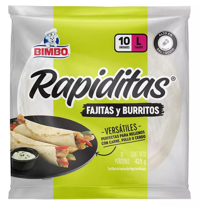 Bimbo Rapiditas Fajitas & Burritos , 425 gr