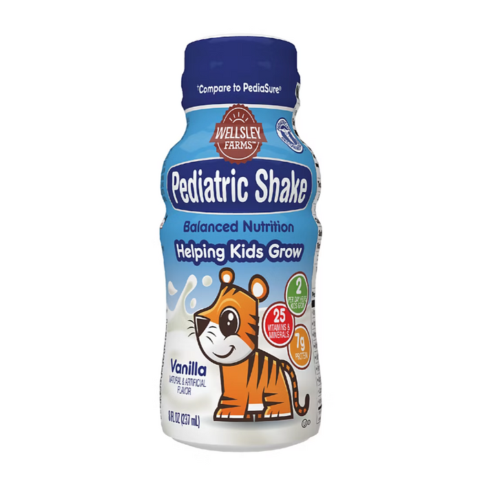 Wf Pediatric Shake Sweet Vanilla, 8 OZ