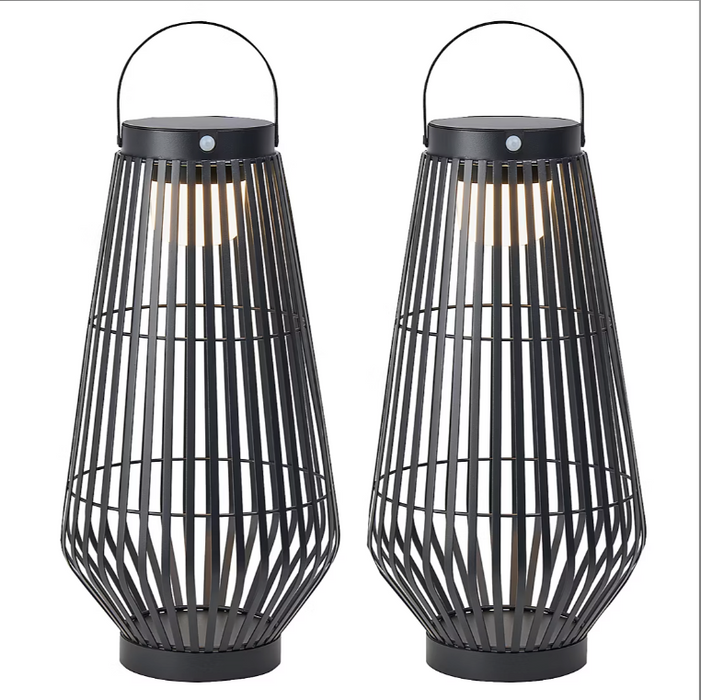 Bj Metal Decorative Lanterns, SET OF 2