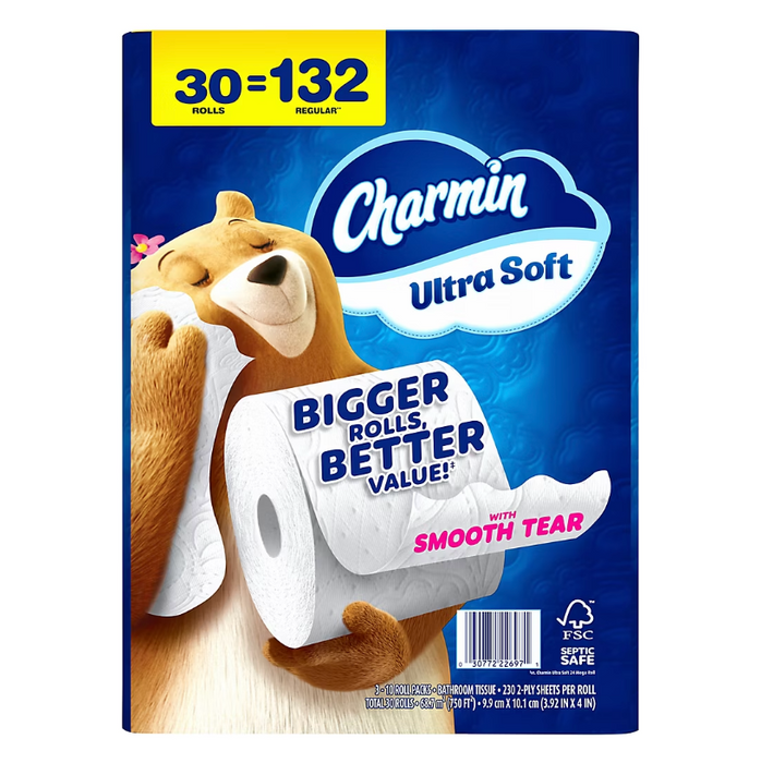 Charmin Ultra Soft, 30 X 230 CT