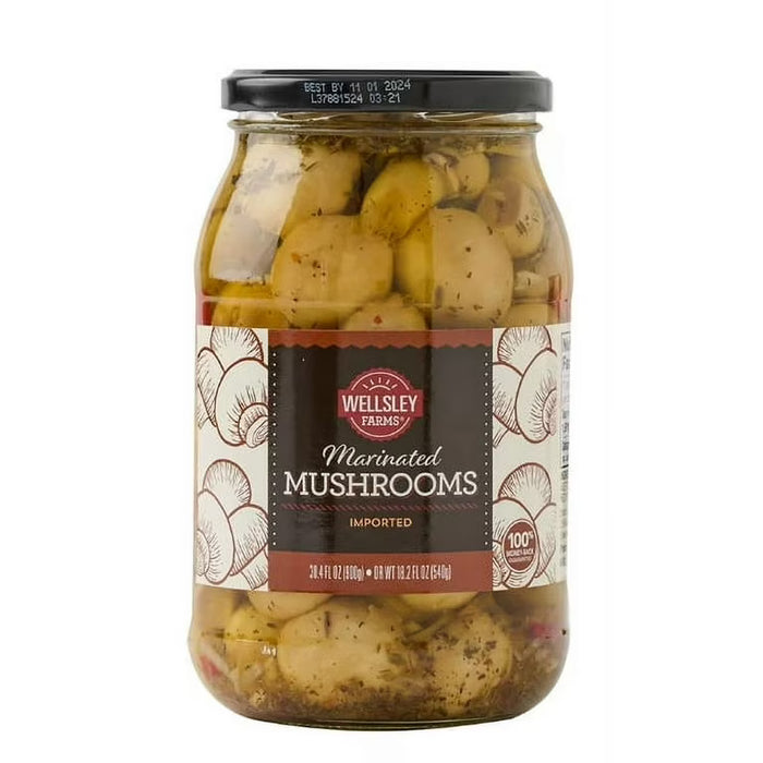 Wf Marinated Mushrooms, 540 GR