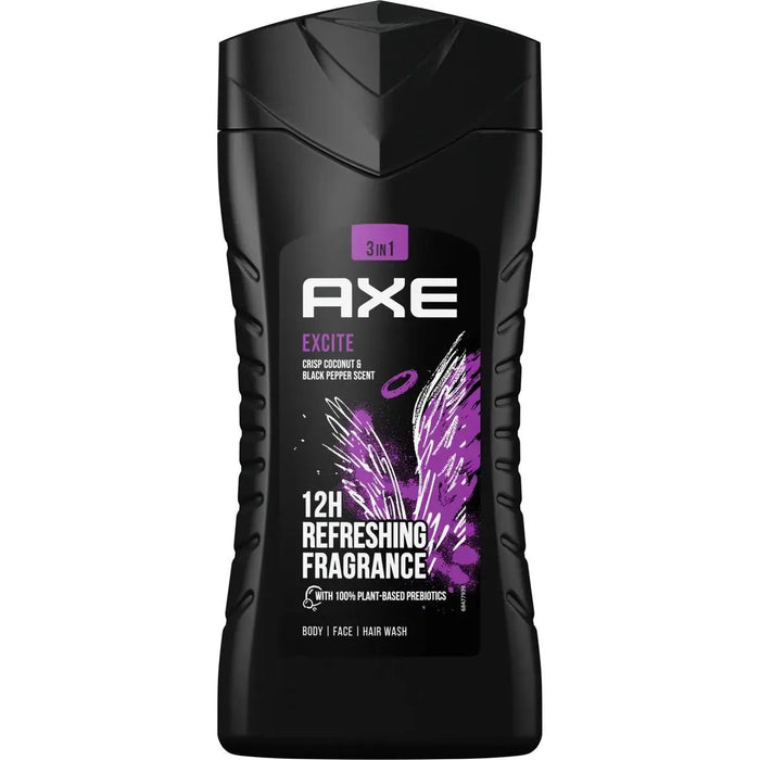 Axe Body Wash 3In1 Wash Excite, 1 LTR