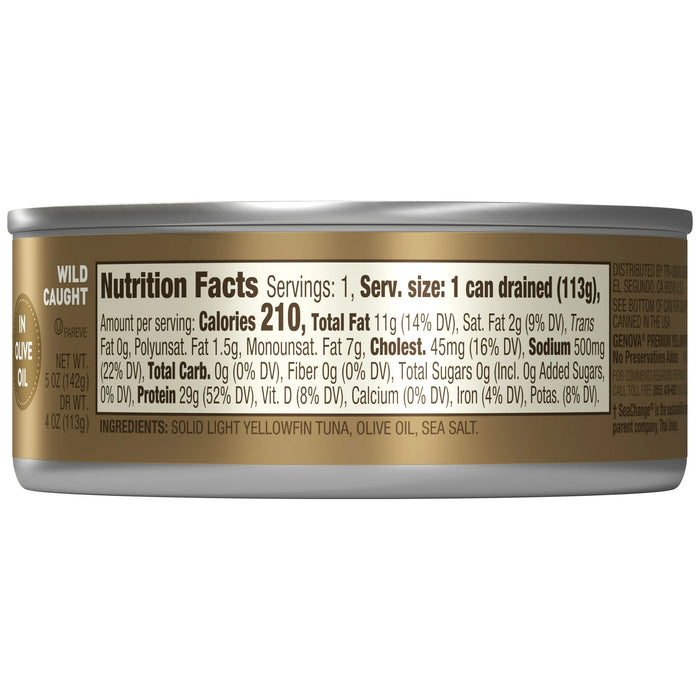 Genova Yellowfin Tuna, 5 OZ