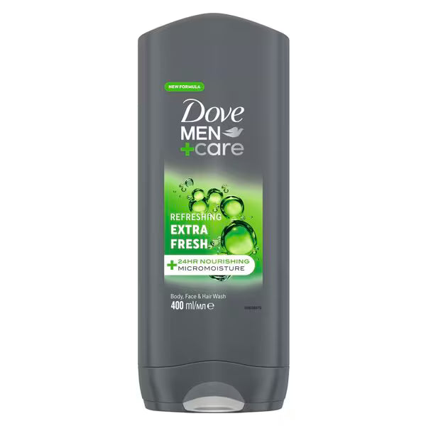 Dove Men Body Wash Extra Fresh, 400 ML