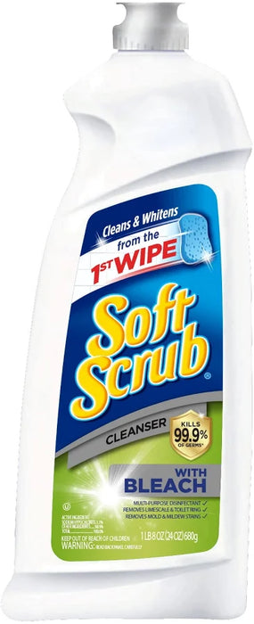 Soft Scrub Cleanser W/ Bleach, 1.02 KG