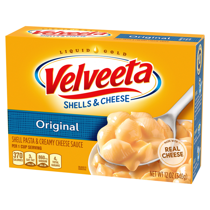 Kraft Shells & Cheese Original Shell Pasta & Cheese Sauce Meal , 12 oz