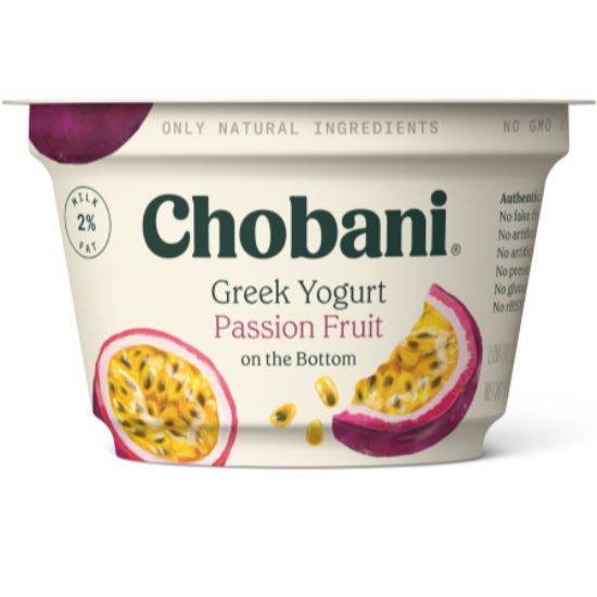 Chobani Greek Yogurt With Passion Fruit , 5.3 oz