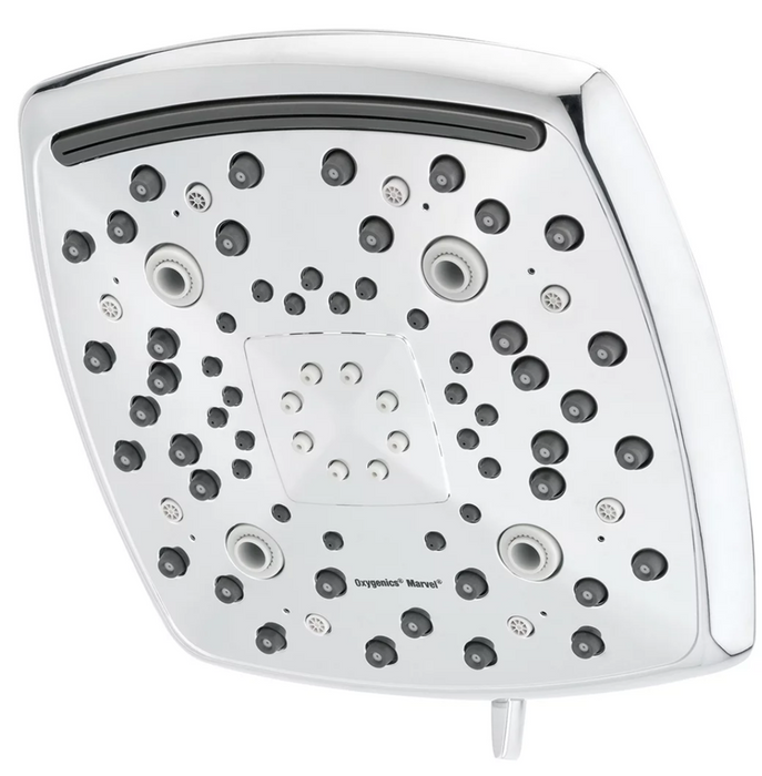 Oxygenics Marvel 9Spray Rain Shower Head, Chrome , 1 pc —