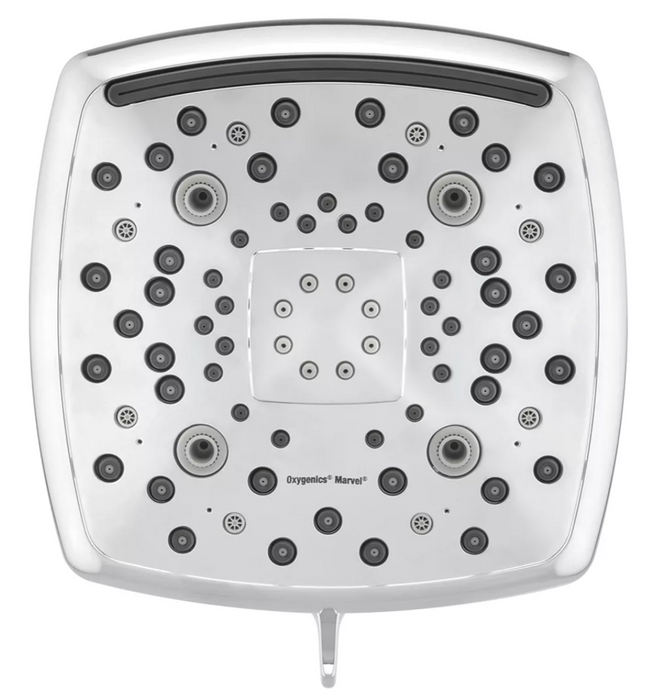 Oxygenics Marvel 9Spray Rain Shower Head, Chrome , 1 pc —