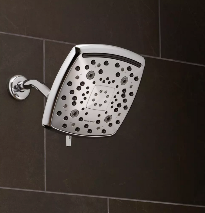 Oxygenics Marvel 9-Spray Rain Shower Head, Chrome , 1 pc