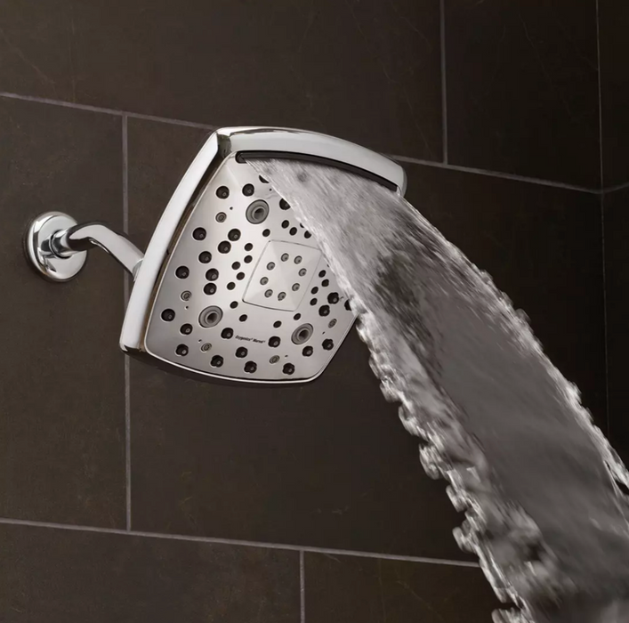 Oxygenics Marvel 9-Spray Rain Shower Head, Chrome , 1 pc