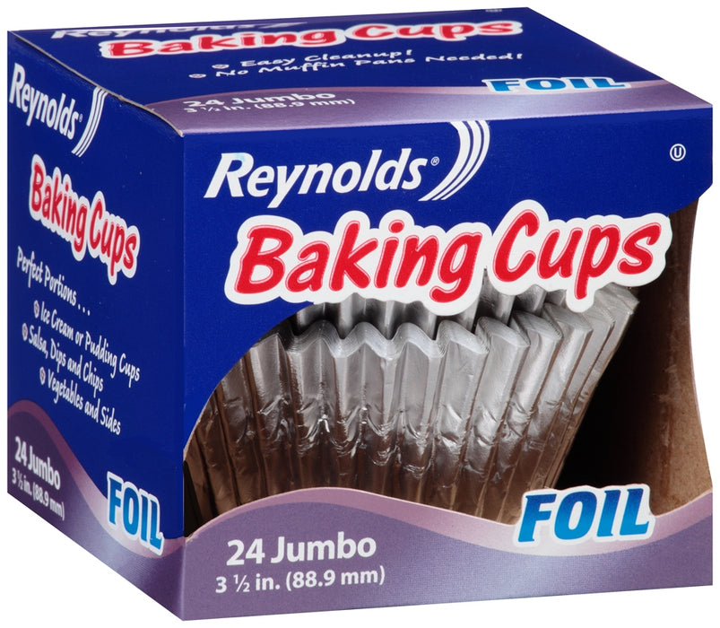 Reynolds Baking Cups Foil, Jumbo, 24 ct