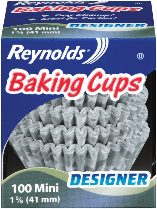 Reynolds Baking Cups Foil, Designer Mini, 100 ct