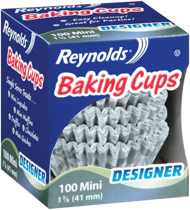 Reynolds Baking Cups Foil, Designer Mini, 100 ct