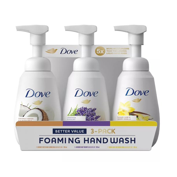 Dove Foaming Hand Wash, Variety Pack , 3 x 10 oz