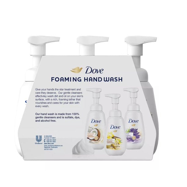 Dove Foaming Hand Wash, Variety Pack , 3 x 10 oz