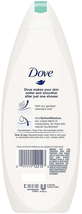 Dove Sensitive Skin Nourishing Body Wash, 12 oz