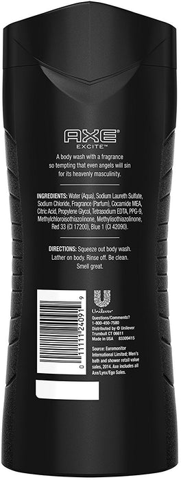 Axe Excite Shower Gel, 16 oz