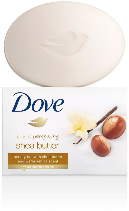 Dove Purely Pampering Shea Butter Bar Soaps, Value Pack, 16 ct