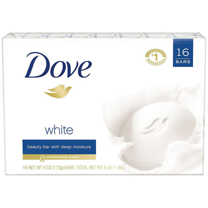 Dove White Bar Soaps, 16 x 64 oz