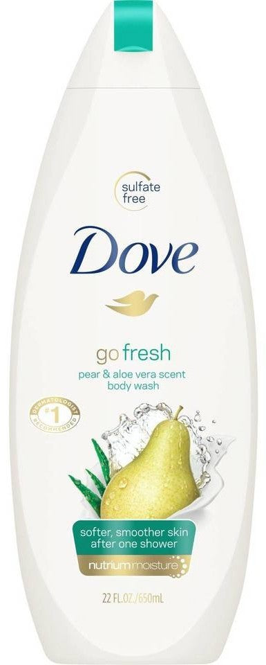 Dove Go Fresh Rejuvenating Body Wash, Pear & Aloe Vera, 22 oz