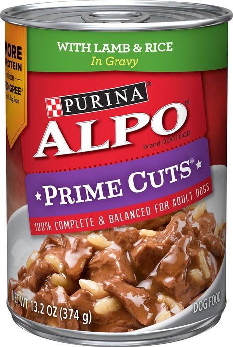 Purina Alpo Prime Cuts With Lamb & Rice Dog Food, 13.2 oz