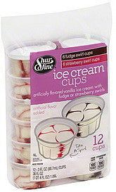 ShurFine Ice Cream Cups Assortment, 12 ct