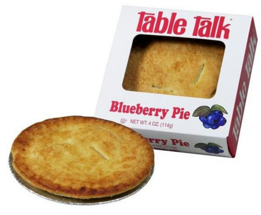 Table Talk Blueberry Pie , 4 oz