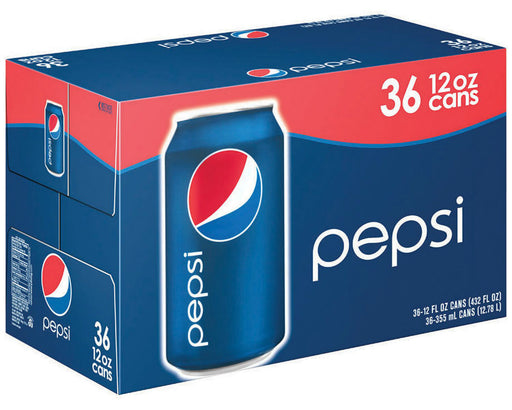 Pepsi Cans, 36 x 12 oz