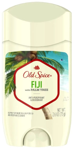 Old Spice Fiji with Palm Tree Invisible Solid Antiperspirant Deodorant, 4-Pack, 4 x 2.6 oz