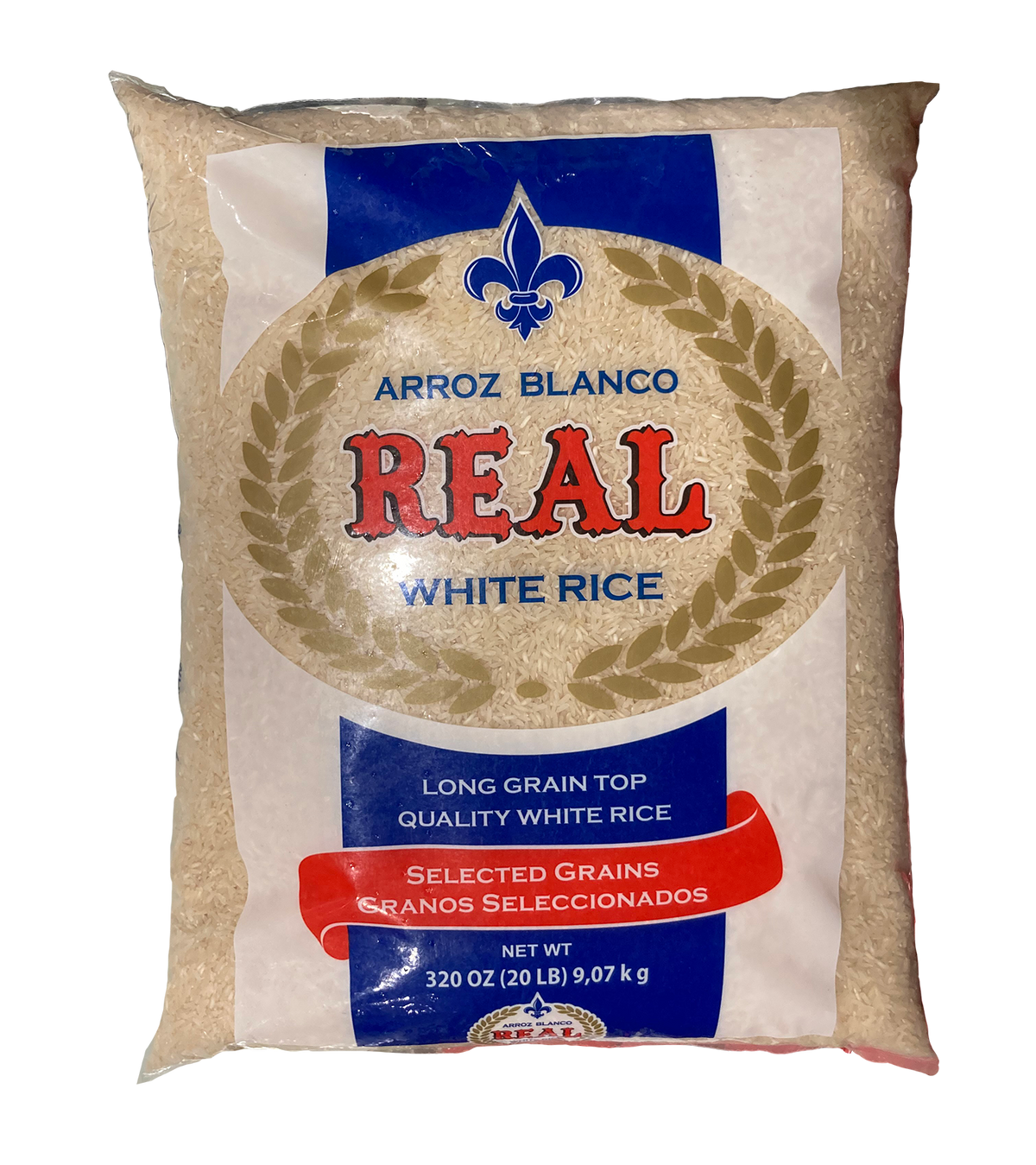 Real Long Grain White Rice 20 Lbs —