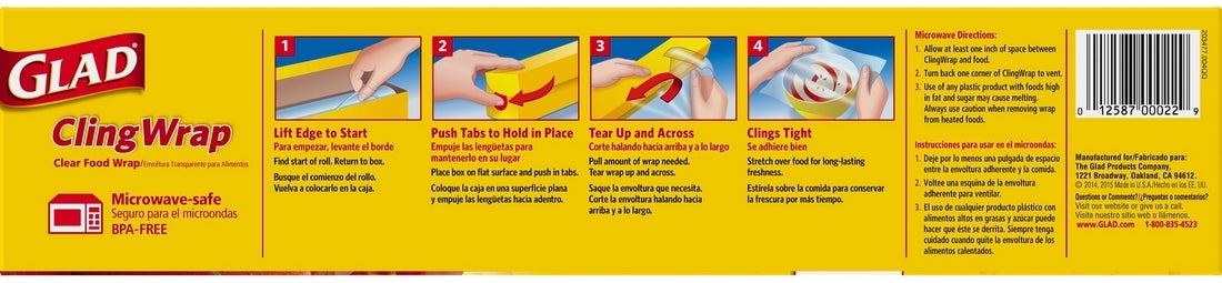 Glad Cling Wrap, 91.4 m x 30.4 cm