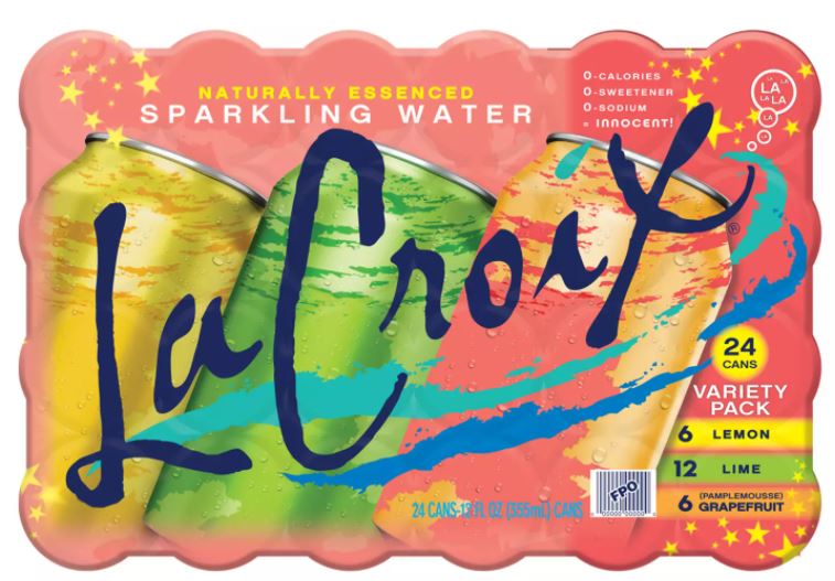 La Croix Sparkling Water, Variety Pack , 24 x 12 oz