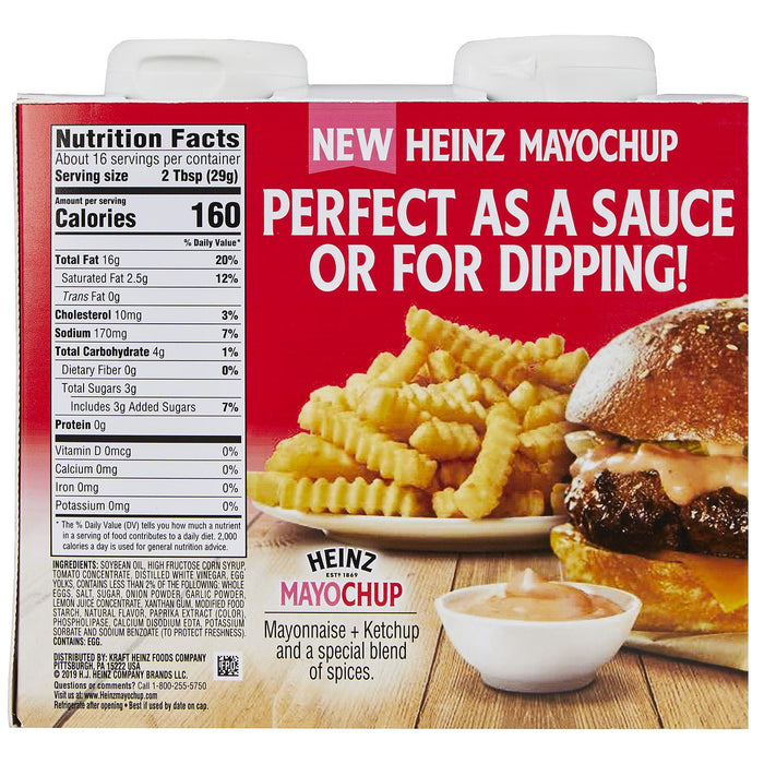 Heinz Mayochup Saucy Sauce, 2-Pack, 2 x 19.25 oz