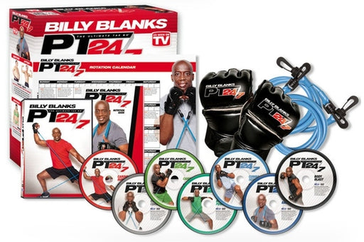 Billy Blanks PT 24/7 Workout DVDs, 7 pcs