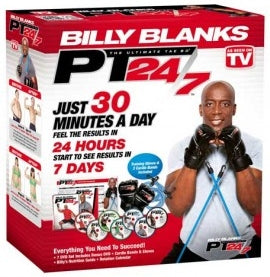 Billy Blanks PT 24/7 Workout DVDs, 7 pcs