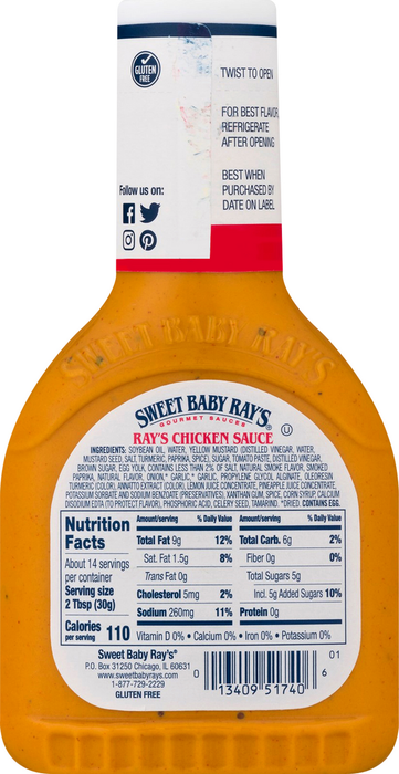 Sweet Baby Ray's Chicken Dipping Sauce , 14 oz