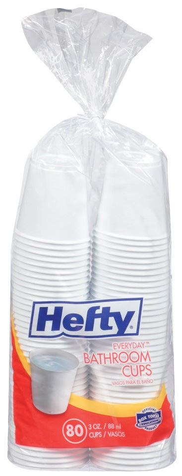 Hefty Easy Grip Bathroom Cups, 3 oz, 150 ct