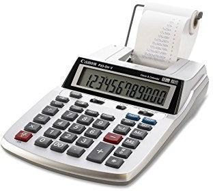 Canon Two-Color Desktop Printing Calculator, Model# P23-DH