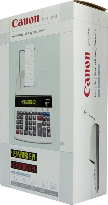Canon Two-Color Desktop Printing Calculator, Model# MP41DHIII