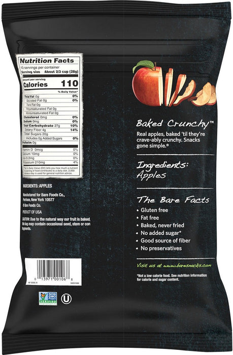 Bare Baked Crunchy Fuji & Reds Apple Chips, 10 oz