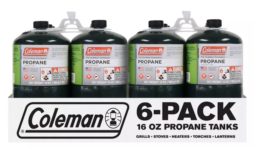 Coleman Propane 6-Pack, 6 x 16 oz