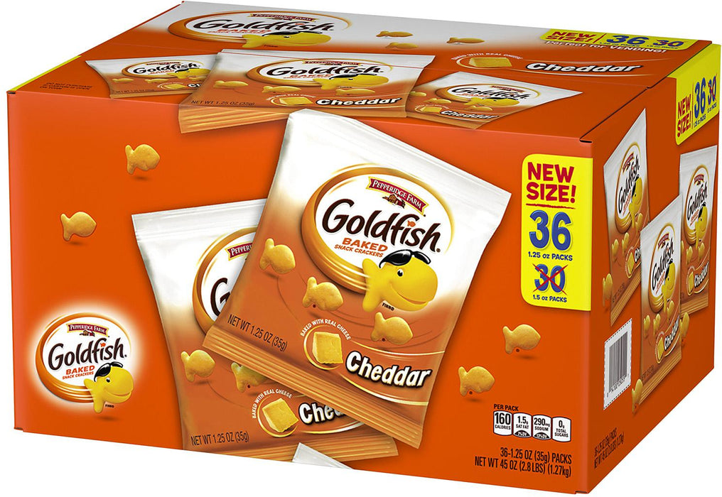 Pepperidge Farm Goldfish Cheddar Crackers , 36 x 1.25 oz