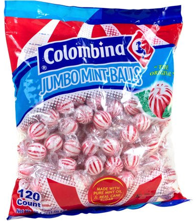 Colombina Jumbo Mint Balls, 120 ct