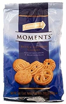 Colombina Moments Butter Flavored Cookies, 7 oz