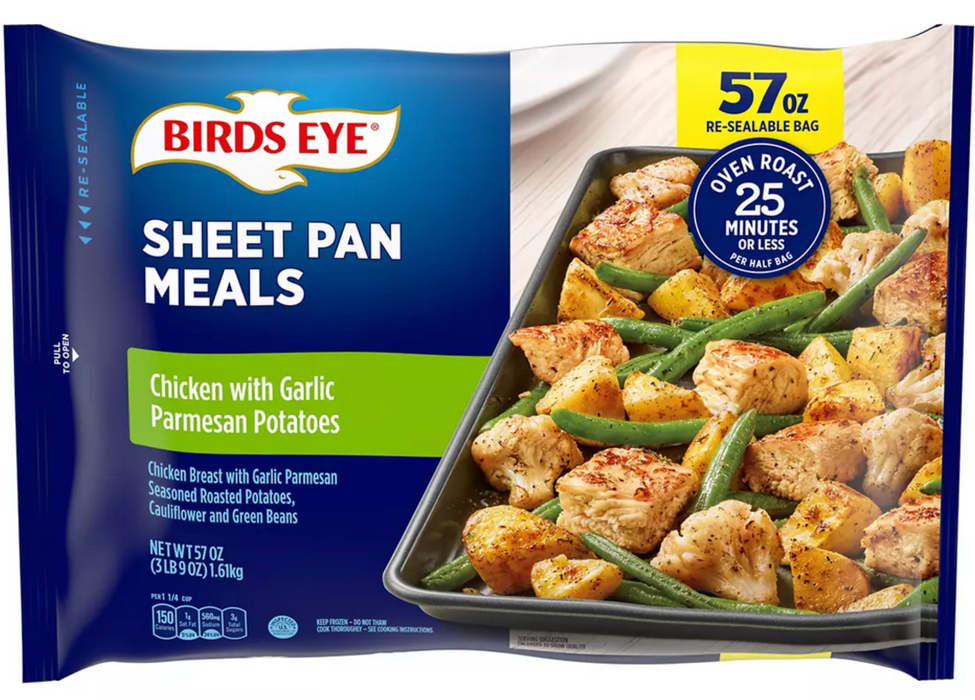 Birds Eye Sheet Pan Meals Frozen Chicken With Garlic Parmesan Potatoes, 157 oz