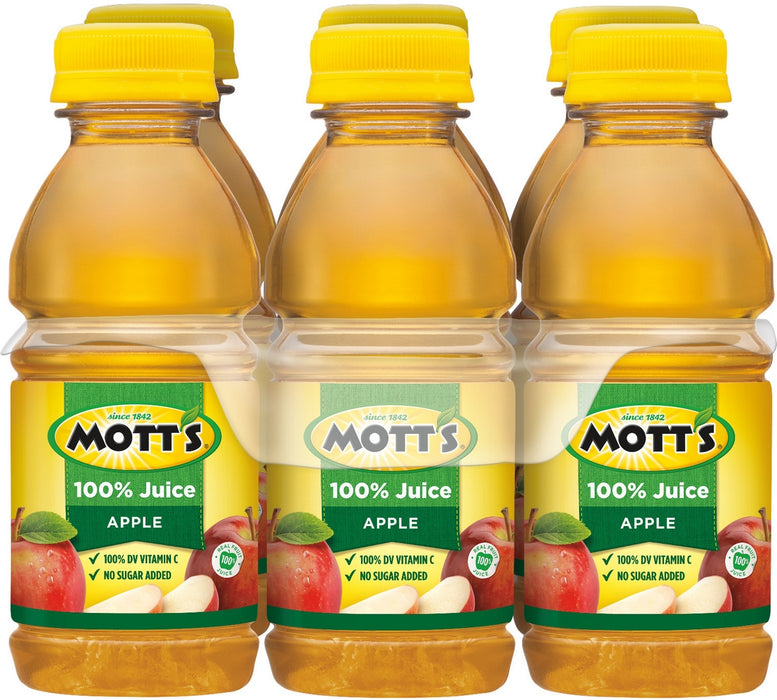 Mott's 100% Original Apple Juice, 6-Pack, 6 x 5.5 oz