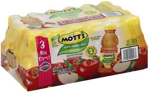 Mott's Apple Juice, 24 x 240 ml
