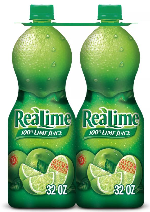 ReaLime 100% Lime Juice, 2-Pack , 2 x 32 oz