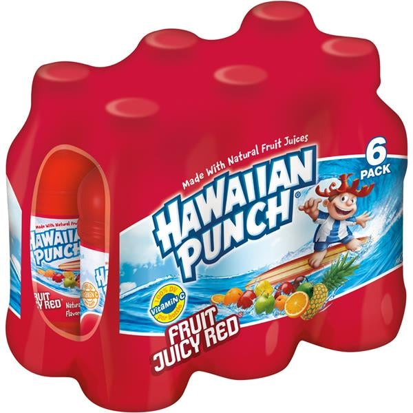 Hawaiian Punch Fruit Juicy Red, 6-Pack, 6 x 10 oz